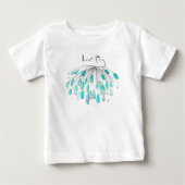 タンポポのラブバグシャツ ベビーTシャツ (正面)