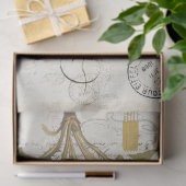 タンポポの原稿のDecoupageのティッシュシート 薄葉紙 (ギフト)