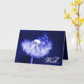 タンポポの夢: 感動的なカード カード (黄色い花)