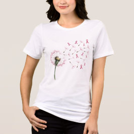 タンポポの希望 ピンクリボン アウェアネス トライブレンドTシャツ