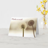 タンポポの影カード カード (黄色い花)