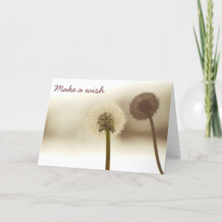 タンポポの影カード カード