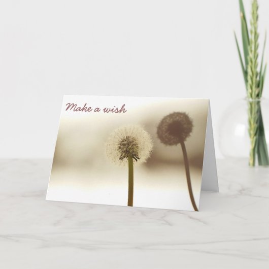 タンポポの影カード カード (正面)