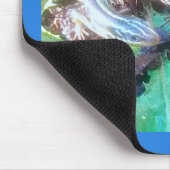 タンポポの横向き横向き5列葉スキック マウスパッド (コーナー)