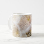 タンポポの白い花 コーヒーマグカップ (正面左)