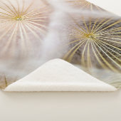 タンポポの白い花 シェルパブランケット (3/4)