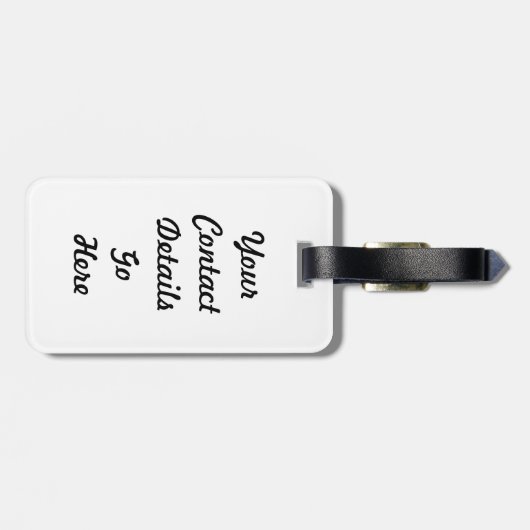 タンポポの種の上の女性のバグ ラゲッジタグ (裏面横)