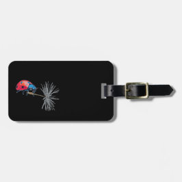 タンポポの種の上の女性のバグ ラゲッジタグ