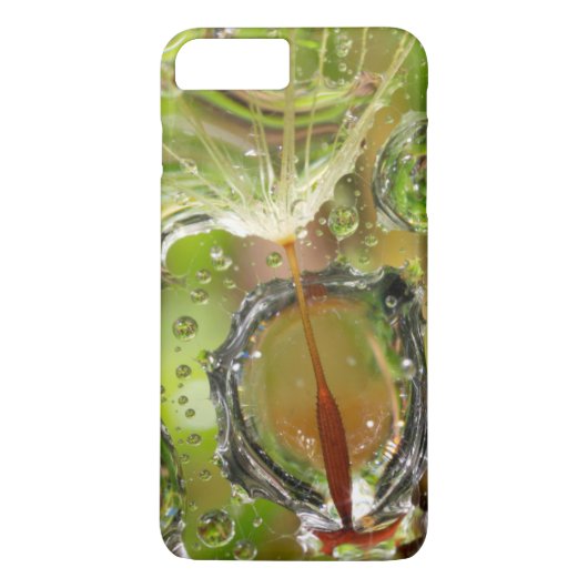 タンポポの種の水滴、カリフォルニア Case-Mate iPhoneケース (裏面)
