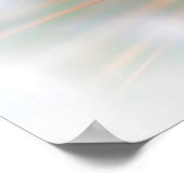 タンポポの種子頭抽象芸術 ポスター (角)