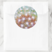 タンポポの種子頭抽象芸術 ラウンドシール (バッグ)