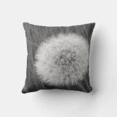 タンポポの綿毛の装飾用クッション クッション (裏面)