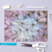 タンポポの綿毛の雲 薄葉紙 (クラフト)