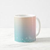 タンポポの背景 コーヒーマグカップ (正面右)