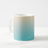 タンポポの背景 コーヒーマグカップ (正面左)