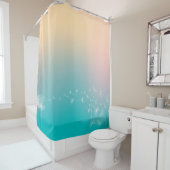 タンポポの背景 シャワーカーテン (インサイチュ)