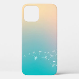タンポポの背景 iPhone 12ケース