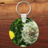 タンポポの花と種頭 キーホルダー (正面)