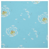 タンポポの花の花柄 ファブリック (見本)