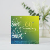 タンポポの花畑 60周年結婚記念日パーティー 招待状 (スタンド正面)