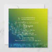 タンポポの花畑 60周年結婚記念日パーティー 招待状 (裏面)