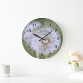 タンポポの花 ラージ壁時計 (ホーム)