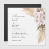 タンポポの草のヤシの葉の蘭の素朴モダンな (正面/裏面)