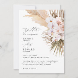 タンポポの草のヤシの葉の蘭の素朴モダンな