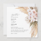 タンポポの草のヤシの葉の蘭の素朴モダンな (正面)