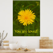 タンポポの謎。愛されてる! ポスター (キッチン)