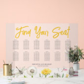 タンポポの野結婚花の座席の曇り アクリルサイン (ウェディング)