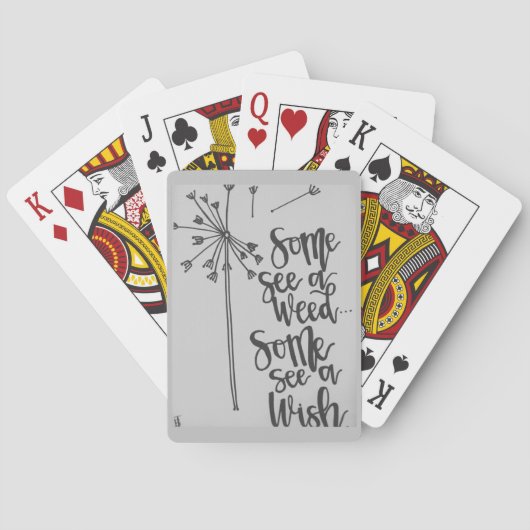 タンポポの霊感 トランプ (裏面)