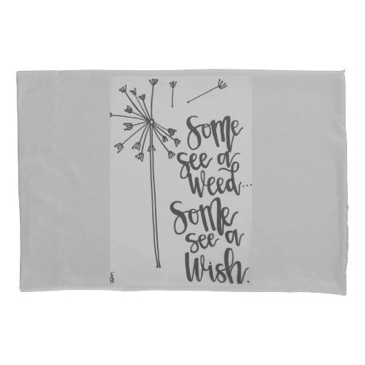 タンポポの霊感 枕カバー (正面)