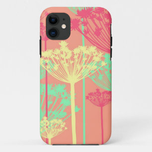 タンポポの願いによってはガーリーな花パターンが開花します iPhone 11 ケース