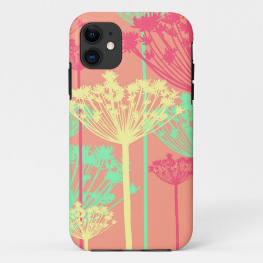 タンポポの願いによってはガーリーな花パターンが開花します Case-Mate iPhoneケース (裏面)