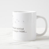 タンポポの願い 名言 ジャンボコーヒーマグカップ (右)