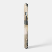 タンポポのiPhone 15ケースを持つ女の子 iPhone 15ケース (左側面)