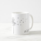 タンポポは願いを作ります コーヒーマグカップ (正面右)