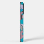 タンポポを持つハリネズミ | かわいいフォークアートの自然 Case-Mate iPhoneケース (裏面 / 右)