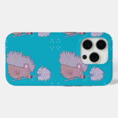 タンポポを持つハリネズミ | かわいいフォークアートの自然 Case-Mate iPhoneケース (裏面 (横))