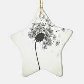 タンポポを開花して下さい セラミックオーナメント (左)