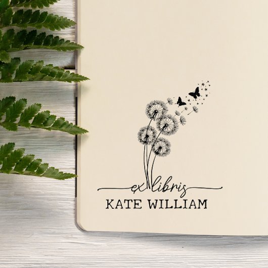 タンポポカスタムン&蝶のライブラリ セルフインキングスタンプ