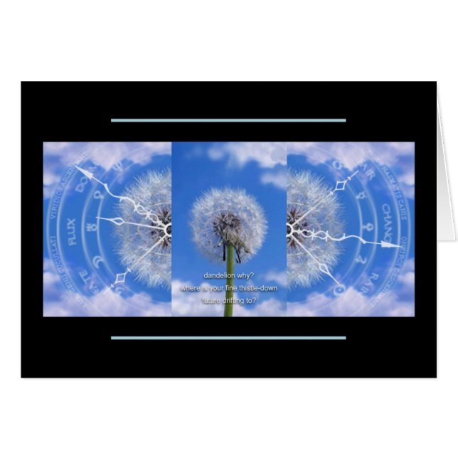 タンポポカード (正面横)