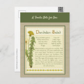 タンポポサラダ ポストカード (正面/裏面)