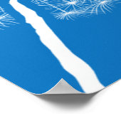 タンポポデザインポスター ポスター (角)