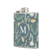 タンポポフローラ雑草パターン フラスク (左)