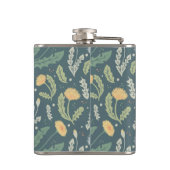 タンポポフローラ雑草パターン フラスク (裏面)