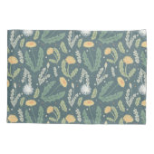 タンポポフローラ雑草パターン 枕カバー (裏面)