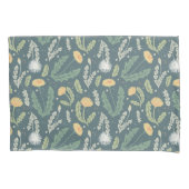 タンポポフローラ雑草パターン 枕カバー (正面)