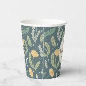 タンポポフローラ雑草パターン 紙コップ (右)